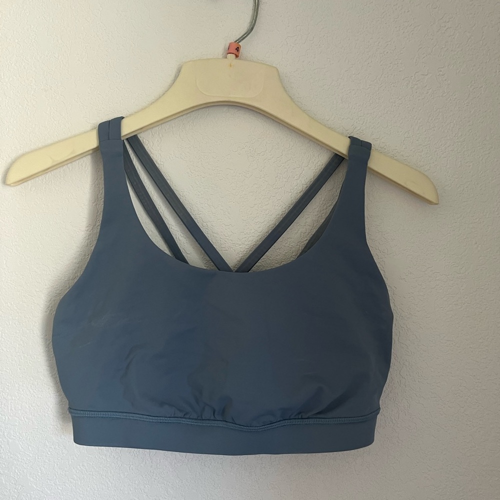 Lululemon Energy Bra- Utility Blue